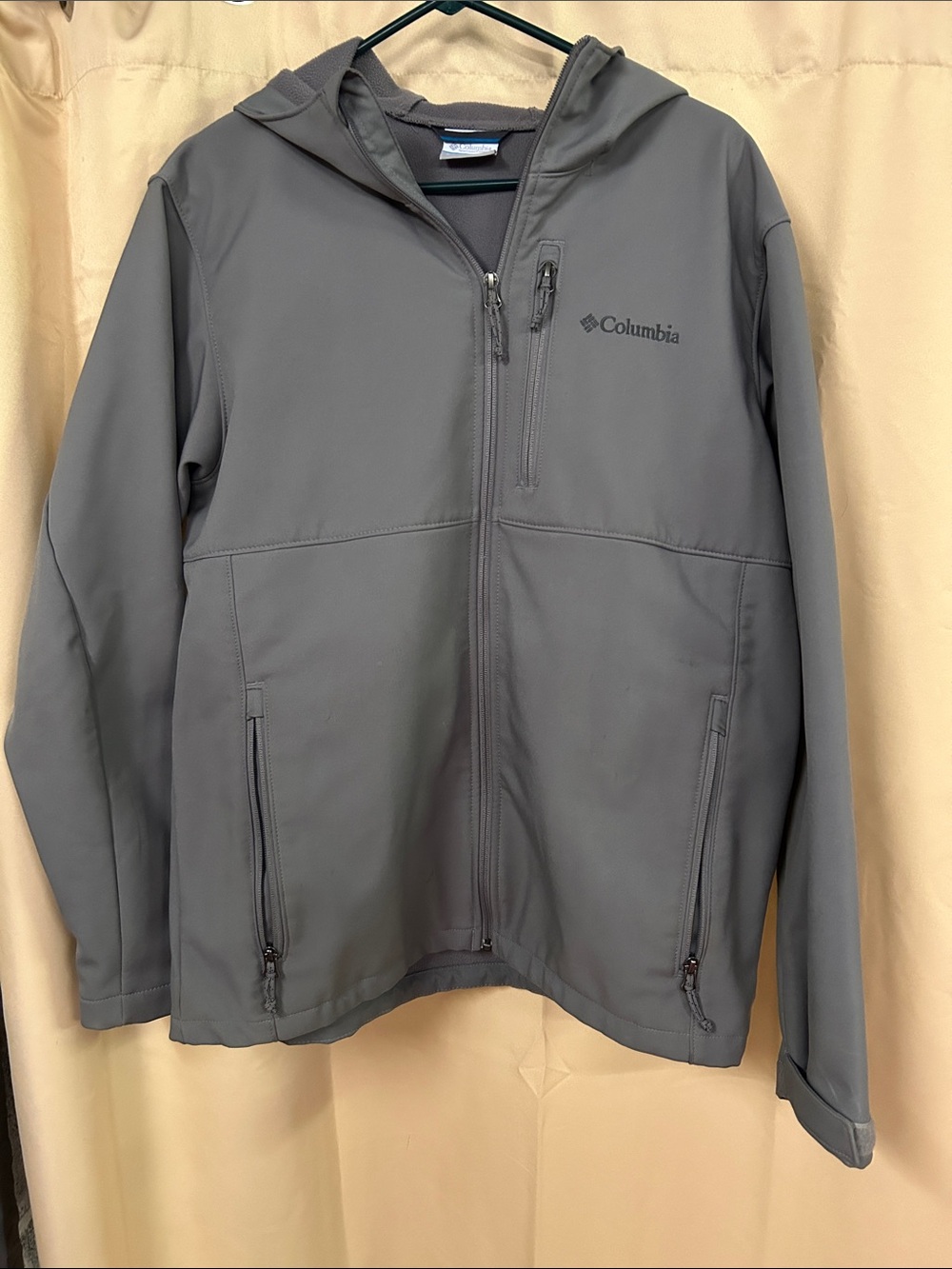 Columbia Men's Hooded softshell Jacket - Charcoal Gray